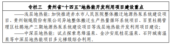 地大熱能：貴州新能源發(fā)展“十四五”規(guī)劃地?zé)嵬顿Y超100億！